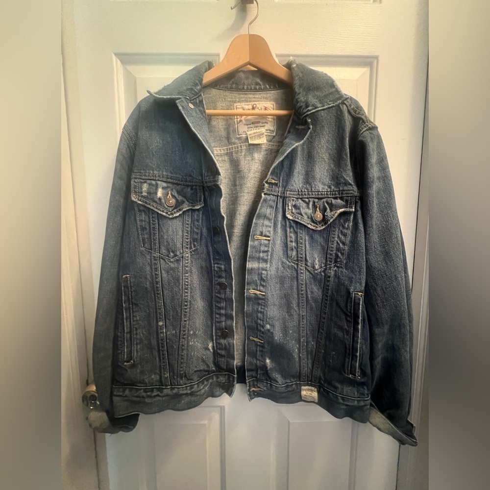 Abercrombie & Fitch Blue Lightweight Shirt Jacket